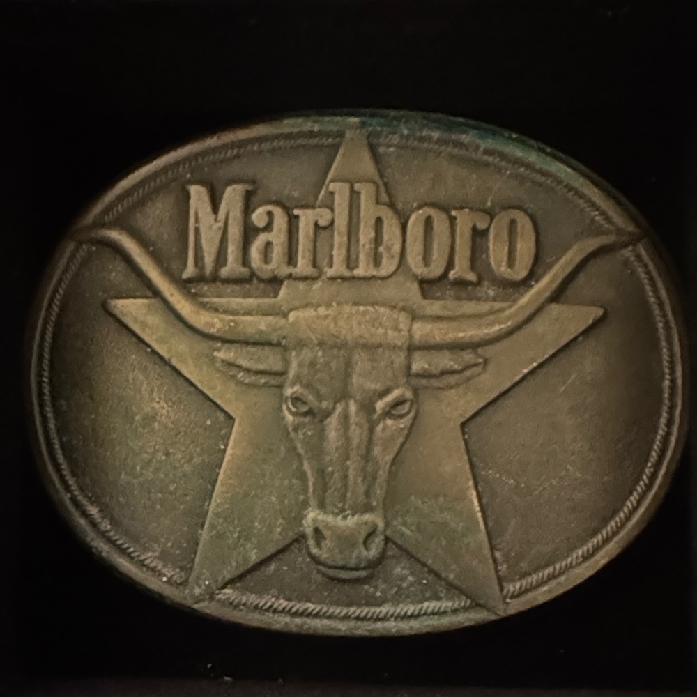 Marlboro Rustic Bronze Belt Buckle